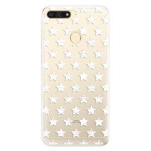 Silikónové puzdro iSaprio - Stars Pattern - white - Huawei Honor 7A vyobraziť