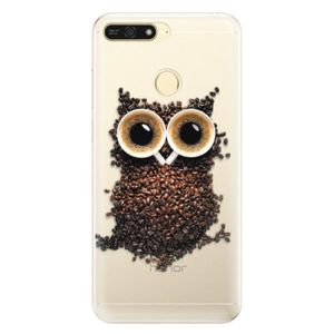 Silikónové puzdro iSaprio - Owl And Coffee - Huawei Honor 7A vyobraziť