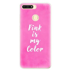 Silikónové puzdro iSaprio - Pink is my color - Huawei Honor 7A vyobraziť