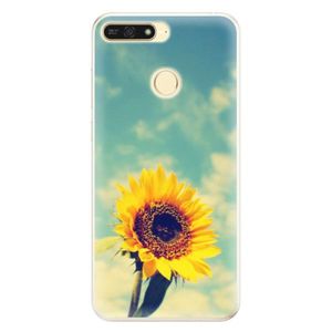 Silikónové puzdro iSaprio - Sunflower 01 - Huawei Honor 7A vyobraziť