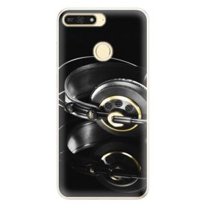 Silikónové puzdro iSaprio - Headphones 02 - Huawei Honor 7A vyobraziť