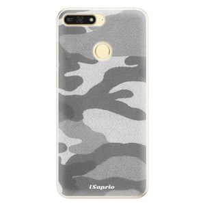 Silikónové puzdro iSaprio - Gray Camuflage 02 - Huawei Honor 7A vyobraziť