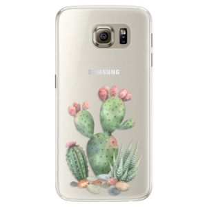Silikónové puzdro iSaprio - Cacti 01 - Samsung Galaxy S6 Edge vyobraziť