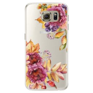 Silikónové puzdro iSaprio - Fall Flowers - Samsung Galaxy S6 Edge vyobraziť