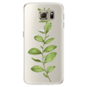Silikónové puzdro iSaprio - Green Plant 01 - Samsung Galaxy S6 Edge vyobraziť