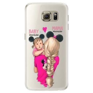 Silikónové puzdro iSaprio - Mama Mouse Blond and Girl - Samsung Galaxy S6 Edge vyobraziť