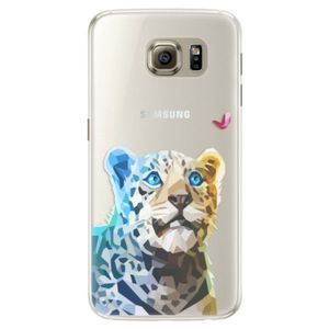 Silikónové puzdro iSaprio - Leopard With Butterfly - Samsung Galaxy S6 Edge vyobraziť