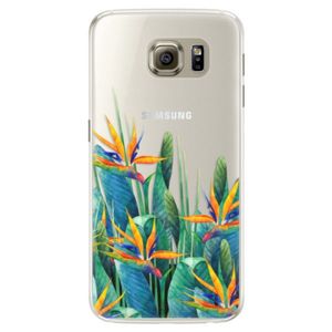 Silikónové puzdro iSaprio - Exotic Flowers - Samsung Galaxy S6 Edge vyobraziť