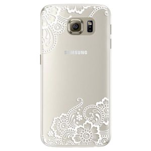 Silikónové puzdro iSaprio - White Lace 02 - Samsung Galaxy S6 Edge vyobraziť