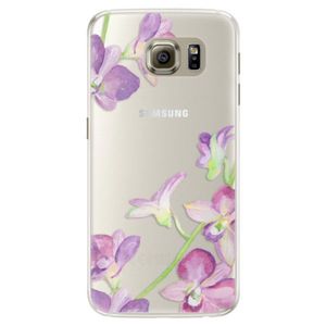 Silikónové puzdro iSaprio - Purple Orchid - Samsung Galaxy S6 Edge vyobraziť