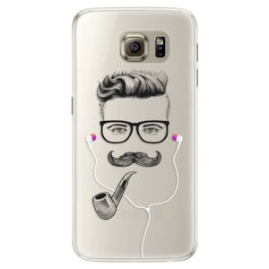 Silikónové puzdro iSaprio - Man With Headphones 01 - Samsung Galaxy S6 Edge vyobraziť
