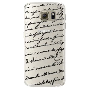 Silikónové puzdro iSaprio - Handwriting 01 - black - Samsung Galaxy S6 Edge vyobraziť