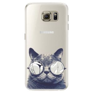 Silikónové puzdro iSaprio - Crazy Cat 01 - Samsung Galaxy S6 Edge vyobraziť