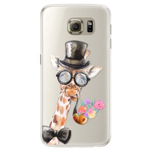 Silikónové puzdro iSaprio - Sir Giraffe - Samsung Galaxy S6 Edge vyobraziť