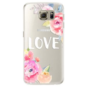 Silikónové puzdro iSaprio - Love - Samsung Galaxy S6 Edge vyobraziť