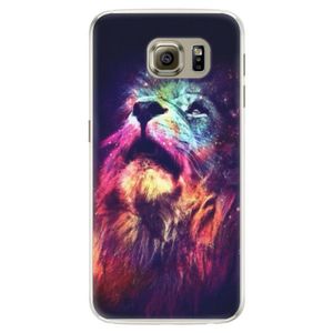 Silikónové puzdro iSaprio - Lion in Colors - Samsung Galaxy S6 Edge vyobraziť