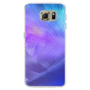 Silikónové puzdro iSaprio - Purple Feathers - Samsung Galaxy S6 Edge vyobraziť