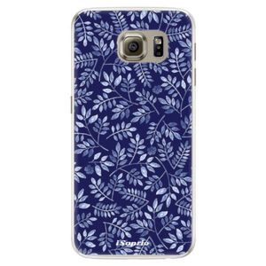 Silikónové puzdro iSaprio - Blue Leaves 05 - Samsung Galaxy S6 Edge vyobraziť