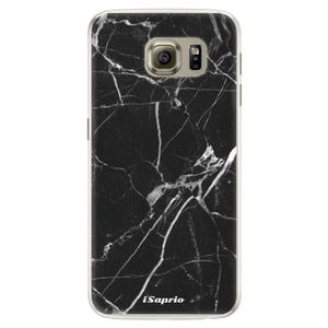 Silikónové puzdro iSaprio - Black Marble 18 - Samsung Galaxy S6 Edge vyobraziť
