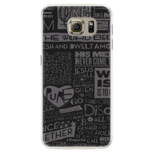 Silikónové puzdro iSaprio - Text 01 - Samsung Galaxy S6 Edge vyobraziť