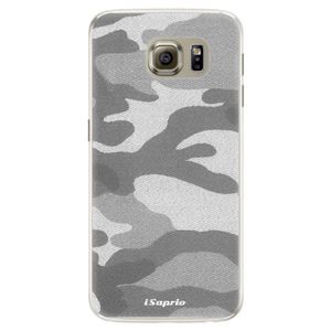 Silikónové puzdro iSaprio - Gray Camuflage 02 - Samsung Galaxy S6 Edge vyobraziť