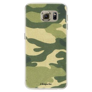 Silikónové puzdro iSaprio - Green Camuflage 01 - Samsung Galaxy S6 Edge vyobraziť