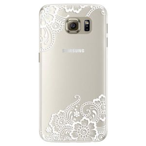 Silikónové puzdro iSaprio - White Lace 02 - Samsung Galaxy S6 vyobraziť