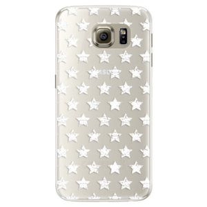 Silikónové puzdro iSaprio - Stars Pattern - white - Samsung Galaxy S6 vyobraziť