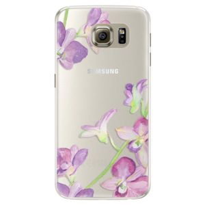 Silikónové puzdro iSaprio - Purple Orchid - Samsung Galaxy S6 vyobraziť