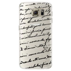 Silikónové puzdro iSaprio - Handwriting 01 - black - Samsung Galaxy S6 vyobraziť
