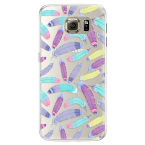 Silikónové puzdro iSaprio - Feather Pattern 01 - Samsung Galaxy S6 vyobraziť