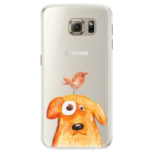 Silikónové puzdro iSaprio - Dog And Bird - Samsung Galaxy S6 vyobraziť