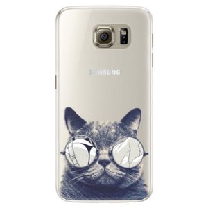 Silikónové puzdro iSaprio - Crazy Cat 01 - Samsung Galaxy S6 vyobraziť
