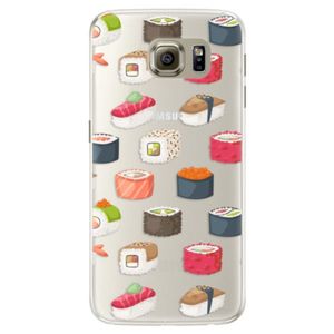 Silikónové puzdro iSaprio - Sushi Pattern - Samsung Galaxy S6 vyobraziť