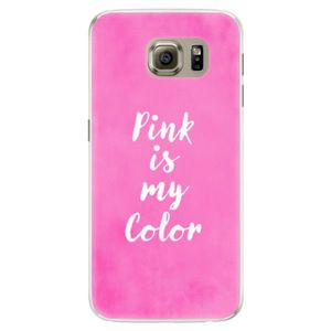 Silikónové puzdro iSaprio - Pink is my color - Samsung Galaxy S6 vyobraziť