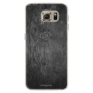 Silikónové puzdro iSaprio - Black Wood 13 - Samsung Galaxy S6 vyobraziť
