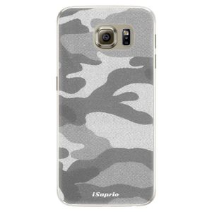 Silikónové puzdro iSaprio - Gray Camuflage 02 - Samsung Galaxy S6 vyobraziť
