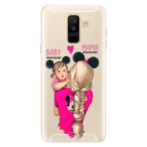 Silikónové puzdro iSaprio - Mama Mouse Blond and Girl - Samsung Galaxy A6+ vyobraziť