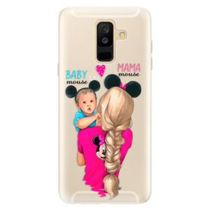 Silikónové puzdro iSaprio - Mama Mouse Blonde and Boy - Samsung Galaxy A6+ vyobraziť