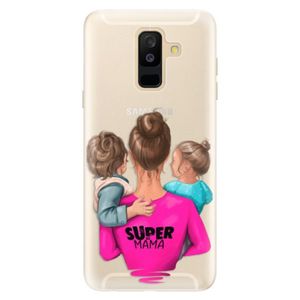 Silikónové puzdro iSaprio - Super Mama - Boy and Girl - Samsung Galaxy A6+ vyobraziť