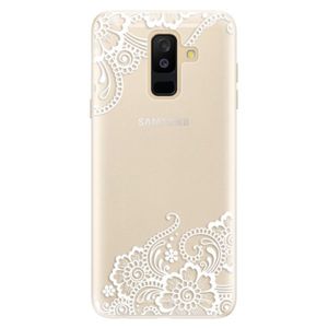 Silikónové puzdro iSaprio - White Lace 02 - Samsung Galaxy A6+ vyobraziť