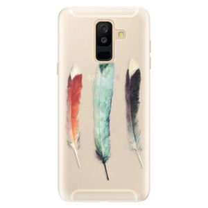Silikónové puzdro iSaprio - Three Feathers - Samsung Galaxy A6+ vyobraziť