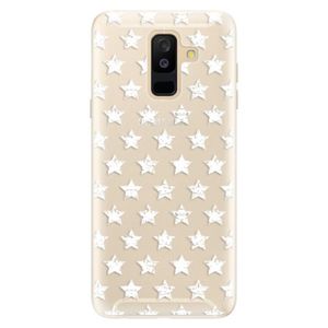 Silikónové puzdro iSaprio - Stars Pattern - white - Samsung Galaxy A6+ vyobraziť