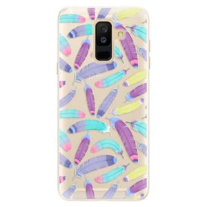 Silikónové puzdro iSaprio - Feather Pattern 01 - Samsung Galaxy A6+ vyobraziť