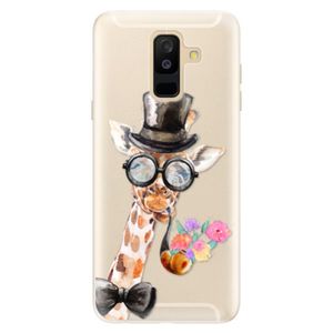 Silikónové puzdro iSaprio - Sir Giraffe - Samsung Galaxy A6+ vyobraziť