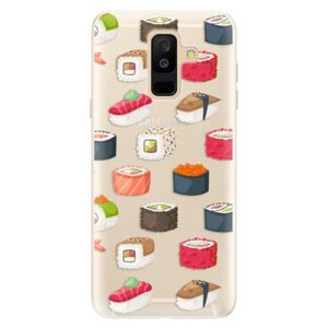 Silikónové puzdro iSaprio - Sushi Pattern - Samsung Galaxy A6+ vyobraziť