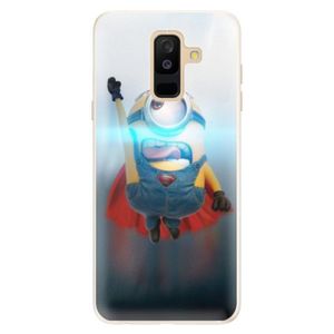 Silikónové puzdro iSaprio - Mimons Superman 02 - Samsung Galaxy A6+ vyobraziť