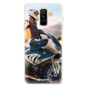 Silikónové puzdro iSaprio - Motorcycle 10 - Samsung Galaxy A6+ vyobraziť