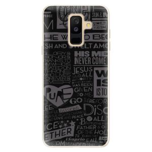 Silikónové puzdro iSaprio - Text 01 - Samsung Galaxy A6+ vyobraziť