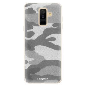 Silikónové puzdro iSaprio - Gray Camuflage 02 - Samsung Galaxy A6+ vyobraziť